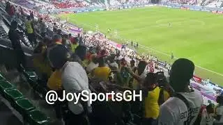 Ghana Fans Cleaning Qatar Stadium after beating Korea Republic
