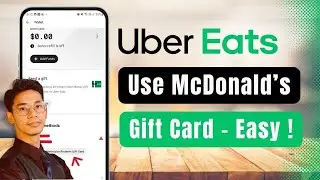 How to Use McDonald's Gift Card on Uber Eats !