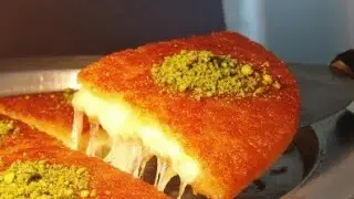 نعيم ابو الكص... طريقه عمل ( الكنافه بالقشطه)