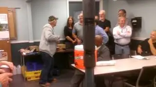 The most hilarious retirement speech ever!