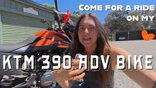 KTM 390 Adventure Bike: come for a ride into the Australian countryside.