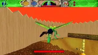 Bugdom Level 5 with uncapped render distance