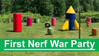 First Nerf War Party