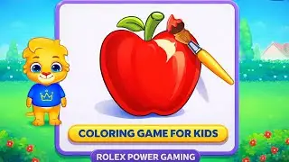 Learn Colors for Kids 🎨 | Apple Painting Game | Fun & Educational Gameplay |