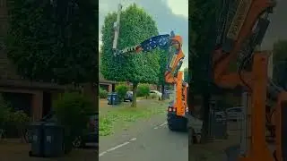Incredible Big Tree Maintenance Machine in ACTION! 🌳🚜 #Shorts #viralvideo