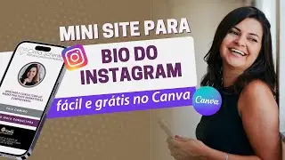 Como criar um LINK DA BIO PERSONALIZADO para o Instagram&nbsp;no&nbsp;Canva