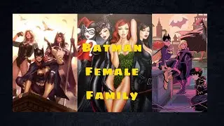 Batman Family Superheroes Characters Female Version