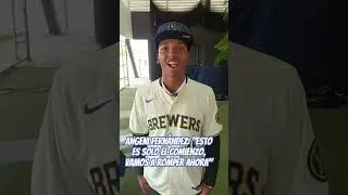 🔥⚾ ANGENI FERN&Aacute;NDEZ FIRMA CON LOS BREWERS POR UN BONO DE US$500,000 D&Oacute;LARES🔥⚾ #mlb #milwaukeebrewers