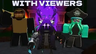 PLAYING WAVE DEFENSE WITH VIEWERS IN TREASURE QUEST!