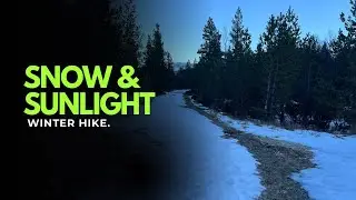 Winter Hike in Norway.. Snow, sunlight and peace 