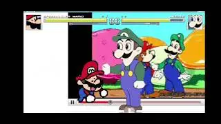MUGEN BATTLE #76 Speedrunner Mario VS Weegee