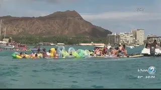 Nonprofit beach clean-up group says they won't pick-up after flotillas