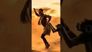Hadzabe Shaaba Brings Fun to the Land! 🐒💃Dancing With a Baboon 😂#Dancing#baboon#wildlife #funnyvideo