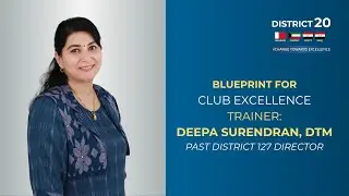 Blueprint for Club Excellence - Workshop by DTM Deepa Surendran