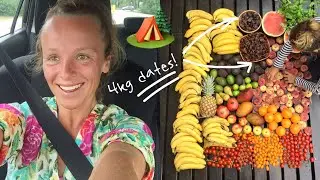What I ate at my summer house ( Raw VEGAN / Fruitarian )