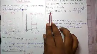 BCA/THIRD SEM/COMPUTER NETWORKS/SLOTTED ALOHA AND PURE ALOHA  EXAMPLE