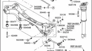 2013 sonata (R&R rear struts and front brakes)