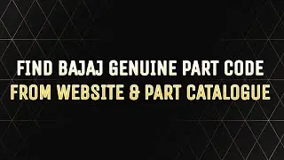 HOW TO DOWNLOAD BAJAJ BIKE SPARE PARTS CATALOGUE PDF / FIND BAJAJ SPARE PART CODE / EXCELLON CLOUD