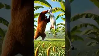 भालू ने गाय को मार डाला || The bear killed the cow #shorts #ytshorts #youtubeshorts #shortsfeed
