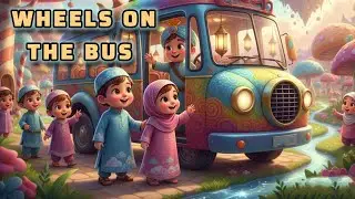 Islamic Wheels on the Bus (magical version) | Allahu Akbar, Bismillah & Alhamdulillah | Muslim kids