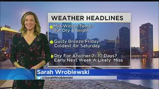 WBZ Morning Forecast For December 6, 2018