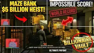 I Broke @TechnoGamerzOfficial  World Record in The Maze Bank Heist!🏦