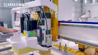 CK-2130-TD ATC CNC Router Equipped with Drill Bank for Processing MDF Boards!#cncrouter #mdf