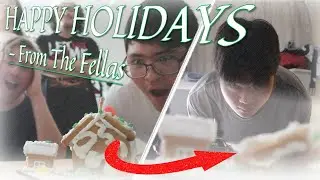 How Many Fellas Does It Take To Build A Gingerbread House?