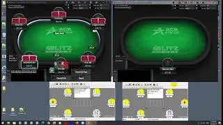 The robot plays money games in the ACR poker, Winning Poker Network  room, day 4, video 1