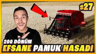 BÜYÜK TARLADAN PAMUK HASADI 🌾🚜 | FS25 Mega #27