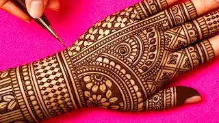 Very beautiful simple bridal mehndi design | Easy mehndi design | mehndi designs | mehndi