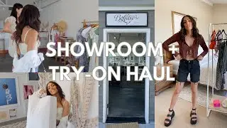 BOLLARE SHOWROOM VISIT + TRY ON HAUL