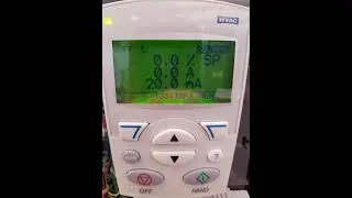 Программирование дисплея ACH550-UH для чтения V вместо ma