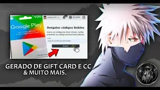 Gerado de gift card de gra&ccedil;a. Roblox, free fire, minecraft