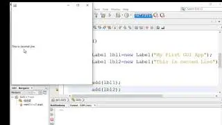 1- GUI Application in Java How to set Layout and add textfield, label and button on Frame using AWT