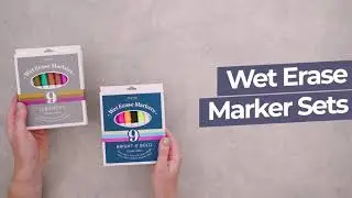 Jot & Mark Wet Erase Markers - Glass, Transparency Markers