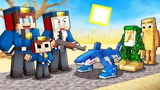 JJ Family and Mikey Family Arrest ITALIAN BRAINROT - Maizen Minecraft Animation