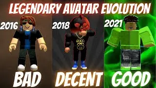 My LEGENDARY Roblox Avatar Evolution (2016-2022)