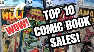 Over $200,000 Dollars in Sales! Top 10 Hottest Comic Books of the Month!