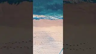 Soft & Relaxing Ocean Beach Waves 🌊 Travel Inspiration #shorts #beachwaves #ocean