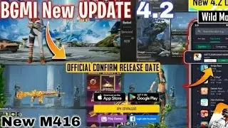 FINALLY! BGMI 4.2 Update Official Release Date? 😱 + New M416 Skin is INSANE! 🔥
