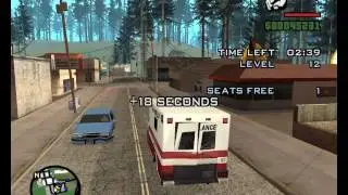 GTA San Andrea Ambulance/Paramedic Missions 100% complete!