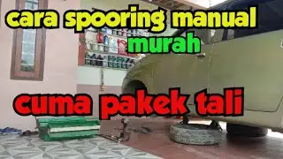 cara sporing manual #sporing #spooringbalancing