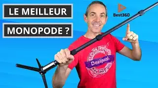 TEST Best360 Monopode - Tr&eacute;pied  - Canne pour cam&eacute;ras 360 degr&eacute;s - Pied magn&eacute;tique voiture moto