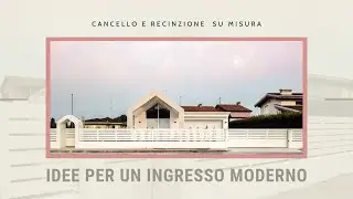 Idee per un ingresso elegante | Cancello scorrevole automatico, Cancelletto pedonale, Recinzione