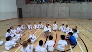Tom Sensei with the white belts