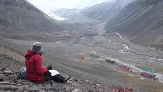 Эмма Стиббон ​​в Исфьорде, Шпицберген