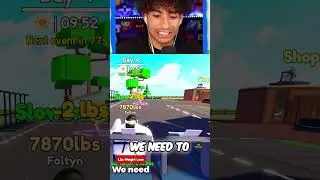 Roblox Weight Loss Speedrun: Will Foltyn Get Ripped? #shorts
