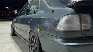New Year vlog! and new clear tail lights for my Civic