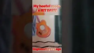 My hostel room in engineering college | Mini vlog | #shorts